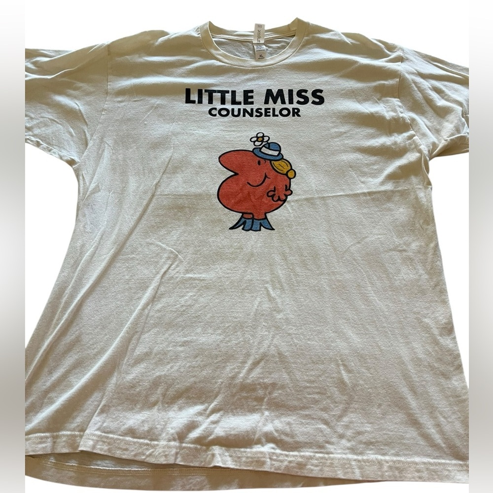 Little Miss Counselor T-Shirt - Cream